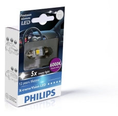Philips Festoon X-tremeVision 43mm 6000K LED