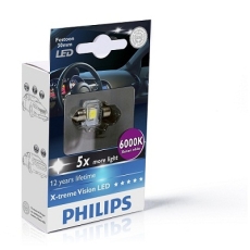 Philips Festoon X-tremeVision LED 6000k 14x30mm
