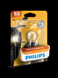 Philips S3 Vision moto pære 1stk