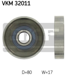 SKF Medløberhjul multi-V-rem VKM32011