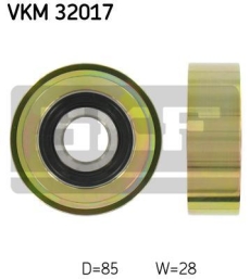 SKF Medløberhjul multi-V-rem VKM32017