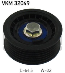 SKF Medløberhjul multi-V-rem VKM32049