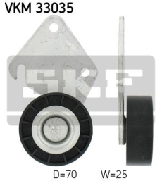 SKF Medløberhjul multi-V-rem VKM33035