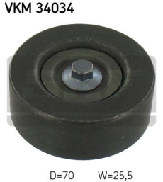 SKF Medløberhjul multi-V-rem VKM34034
