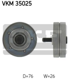 SKF Medløberhjul multi-V-rem VKM35025