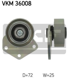 SKF Medløberhjul multi-V-rem VKM36008