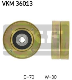 SKF Medløberhjul multi-V-rem VKM36013