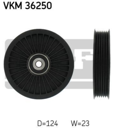 SKF Medløberhjul multi-V-rem VKM36250