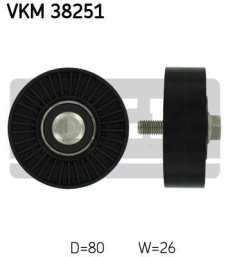 SKF Medløberhjul multi-V-rem VKM38251
