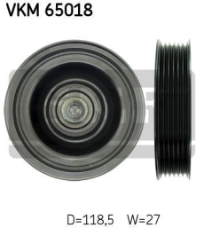SKF Medløberhjul multi-V-rem VKM65018