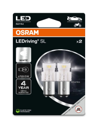 Osram LEDriving SL P21/5W White 6000K 2 stk Osram LEDriving SL P21/5W White 6000K 2 stk