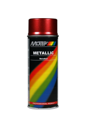 Rød metallic effekt spraymaling Motip Lak 04045 400ML