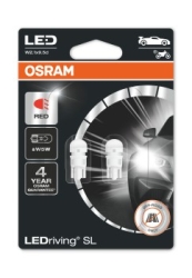 Osram LEDriving SL W5W RED 2 stk