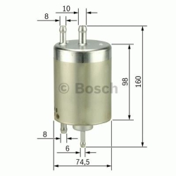 F5003/1 Brændstoffilter Bosch