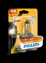 Philips H4 Vision Moto 1stk
