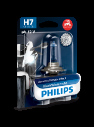 Philips H7 BlueVision Ultra Moto 1stk