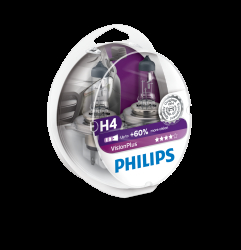 Philips Vision Plus H4 2stk