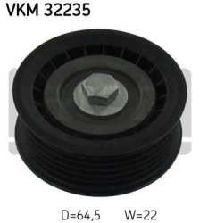 SKF Medløberhjul multi-V-rem VKM32235