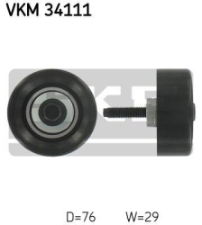 SKF Medløberhjul multi-V-rem VKM34111