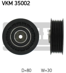 SKF Medløberhjul multi-V-rem VKM35002