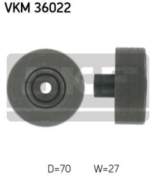 SKF Medløberhjul multi-V-rem VKM36022