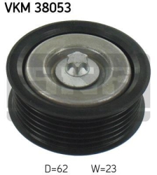 SKF Medløberhjul multi-V-rem VKM38053