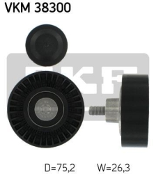 SKF Medløberhjul multi-V-rem VKM38300
