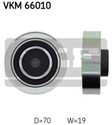 SKF Medløberhjul multi-V-rem VKM66010