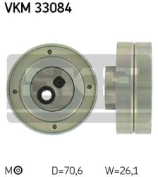 SKF Strammehjul kilerem VKM33084