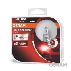 Osram NightBreaker Silver +100% H1 2 stk