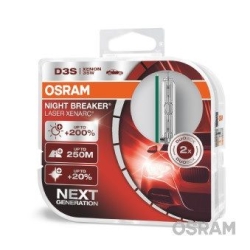 Osram D3S Pærer Xenon Night Breaker Laser +200%
