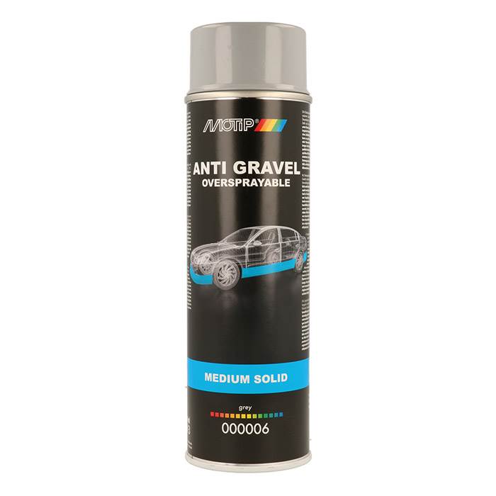Motip grå Stenslagsbeskyttelse Body Spray 500ML - Stenslagbeskyttelses maling BODY