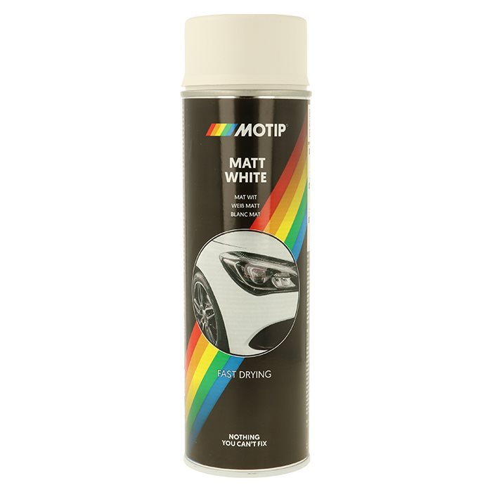 Motip Universallak Hvid Mat 500ml. - Spraylak