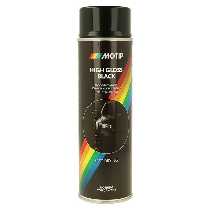 Motip Universallak Spray Blank sort 500ML - Spraylak
