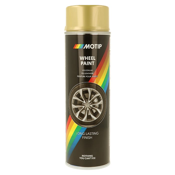 Fælgspraymaling Guld Motip 500ML - Fælgmaling