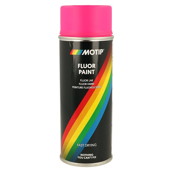Flouriserende Motip spraymaling 04021 400ML Pink - Flouriserende maling