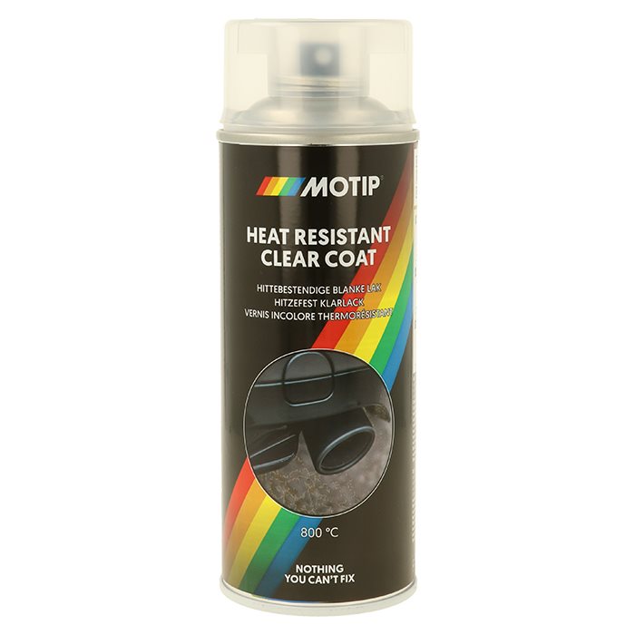 Varmefast Motip spraymaling Klar lak 400ML 800GR. - Varmefast spraymaling