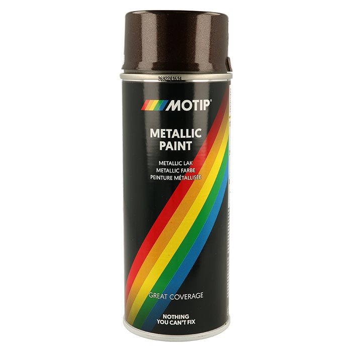 Brun metallic effekt spraymaling Motip Lak 04048 400ML - Metallic spray maling
