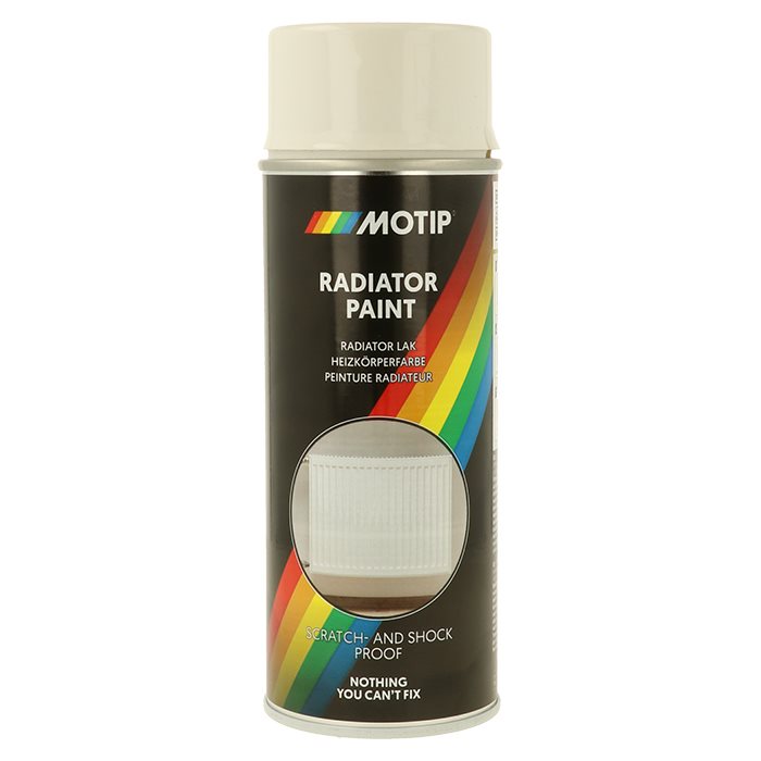 Radiatormaling Motip spray Hvid