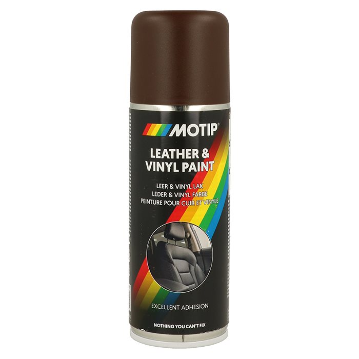 Motip Læder og Vinyl Maling RAL8017 200ml. - Maling til køretøjer