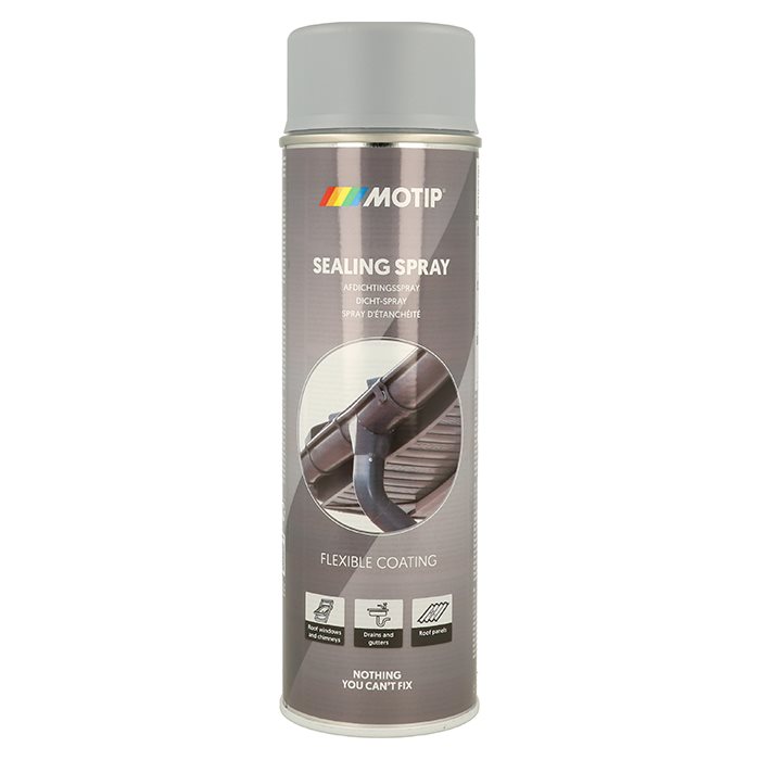 Motip Sealing Spray Grå 500ml. - Primer, filler og spartelmasse