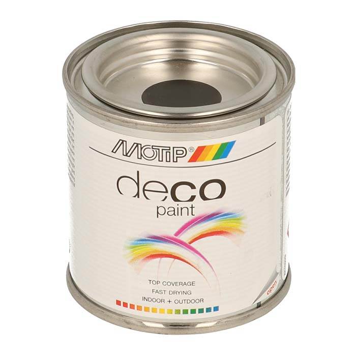 Motip Deco Ral 9005 Mat Dybsort 100ml. - Maling til køretøjer