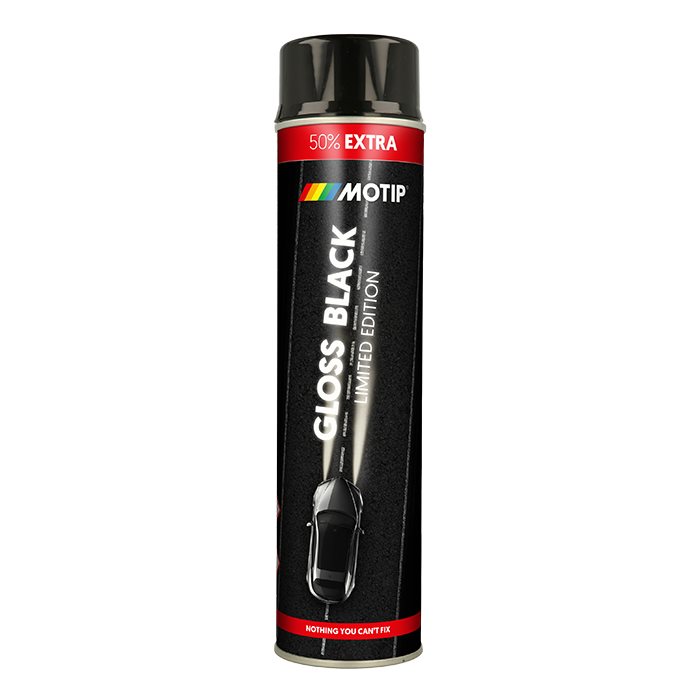 Motip Universallak Limited Sort Højglans 600ml. - Universalmaling