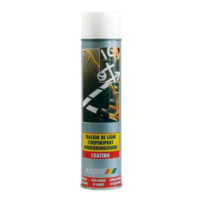 Motip Markeringsspray Hvid 600ml.