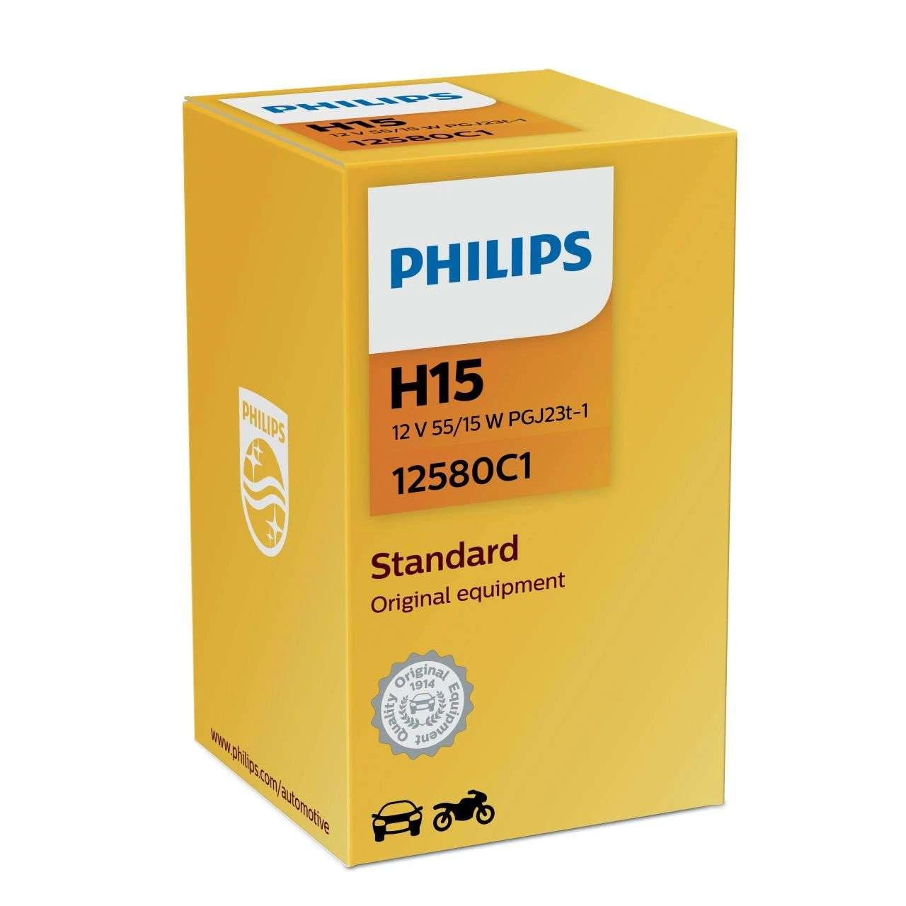 Philips H15 (12580) Vision 1 stk. - | Landberg.dk