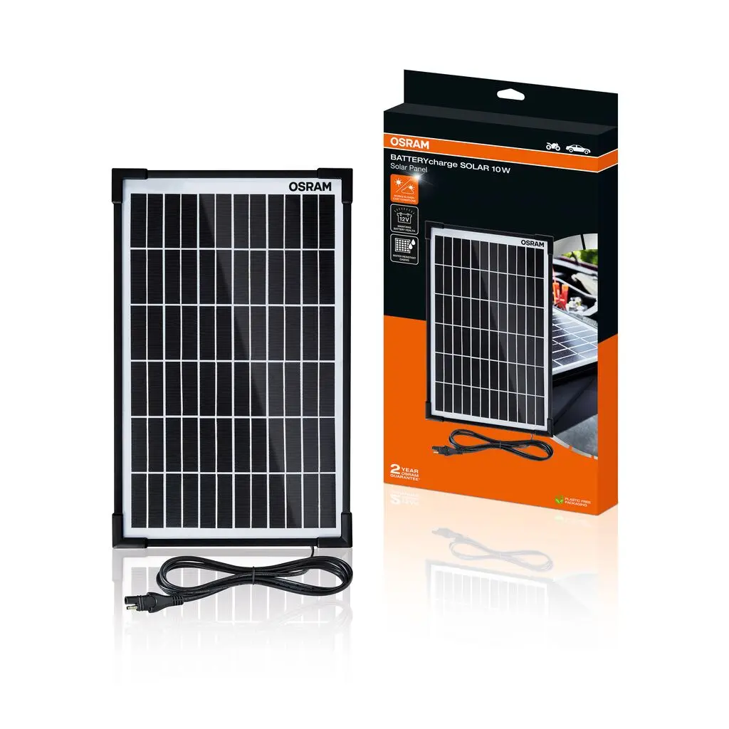 BATTERYcharge SOLAR 10W 0,56A (18V) - Batteriladere
