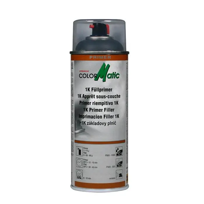 ColorMatic Fyldprimer HG6 grafitgrå 400ml. - Primer, filler og spartelmasse