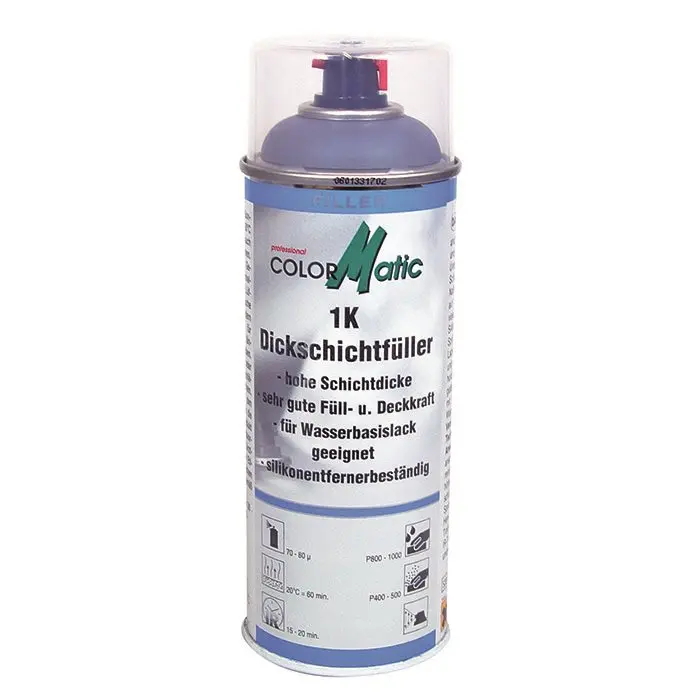 ColorMatic High Build Primer lysegrå 400ml. - Primer, filler og spartelmasse