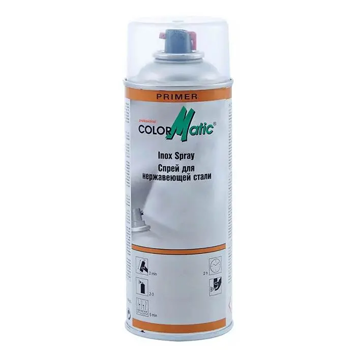 ColorMatic Inox Spray Lysegrå 400ml. - Primer, filler og spartelmasse