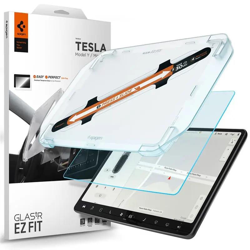 Tesla EZ Fi Anti-Glare Skærmbeskyttelse til Model Y/3 - Tesla udstyr